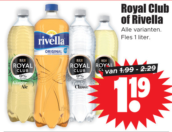 Rivella   frisdrank folder aanbieding bij  Dirk - details