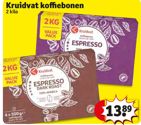 Kruidvat Huismerk   koffiebonen folder aanbieding bij  Kruidvat - details