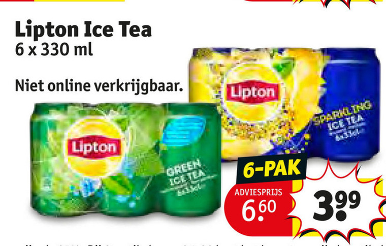 Lipton   ice tea folder aanbieding bij  Kruidvat - details