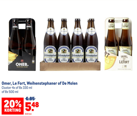 Weihenstephaner   speciaalbier folder aanbieding bij  Makro - details