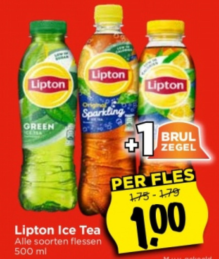 Lipton   ice tea folder aanbieding bij  Vomar - details