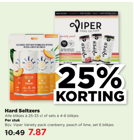 Alle merken   hard seltzer folder aanbieding bij  Plus - details