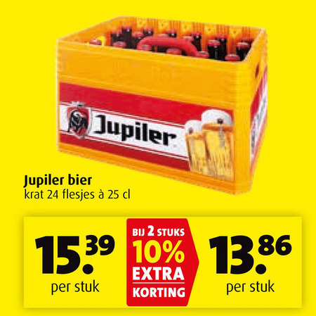 Jupiler   krat bier folder aanbieding bij  Boni - details