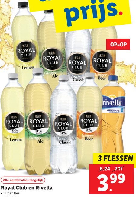 Royal Club   frisdrank folder aanbieding bij  Lidl - details