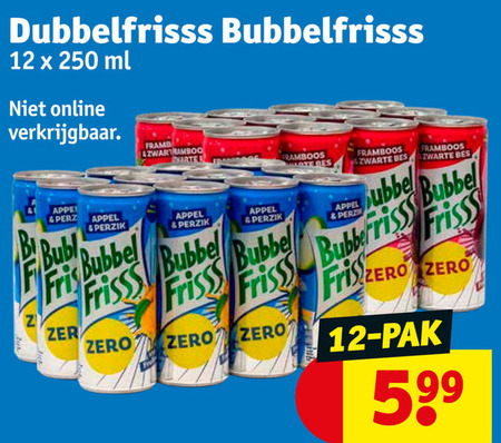 Dubbelfrisss   frisdrank folder aanbieding bij  Kruidvat - details