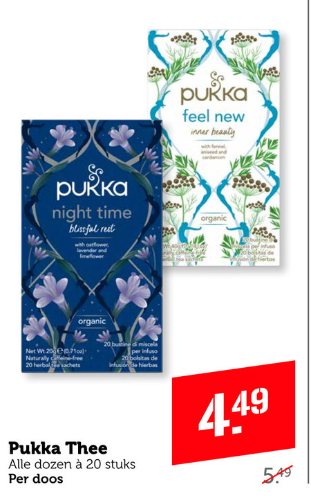 Pukka   thee folder aanbieding bij  Coop - details