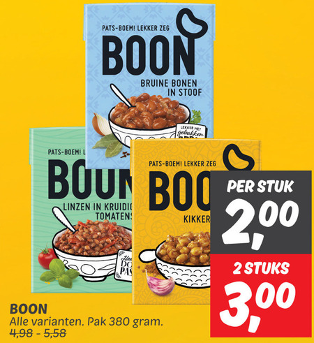 Boon   bonen folder aanbieding bij  Dekamarkt - details