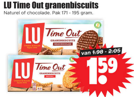 Lu   biscuits folder aanbieding bij  Dirk - details