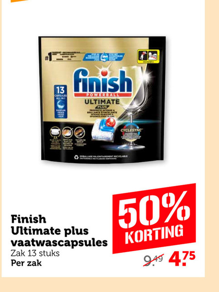 Finish   vaatwasmiddel folder aanbieding bij  Coop - details