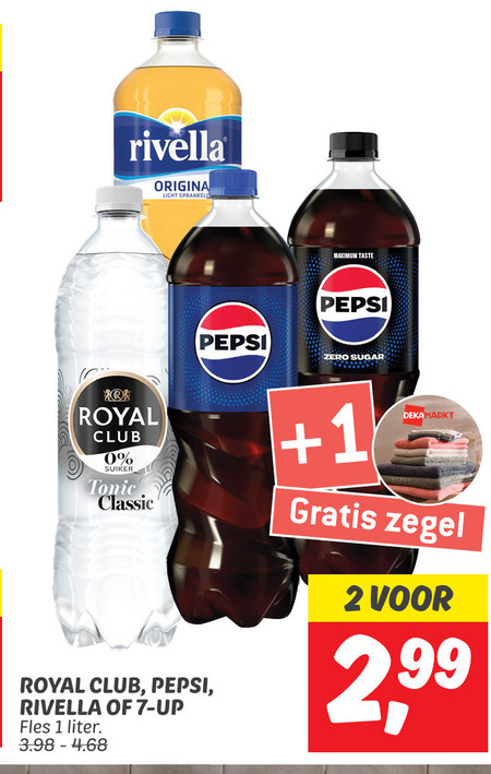 Royal Club   frisdrank, cola folder aanbieding bij  Dekamarkt - details