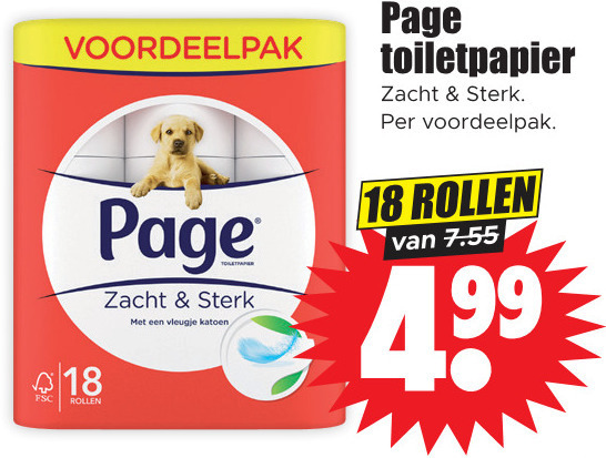 Page   toiletpapier folder aanbieding bij  Dirk - details