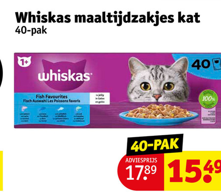 Whiskas   kattenvoer folder aanbieding bij  Kruidvat - details