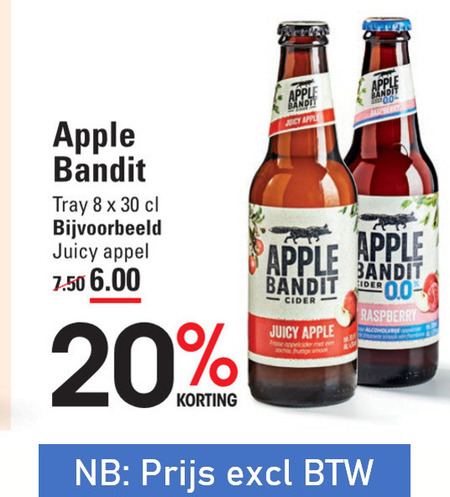 Apple bandit   appelcider folder aanbieding bij  Sligro - details