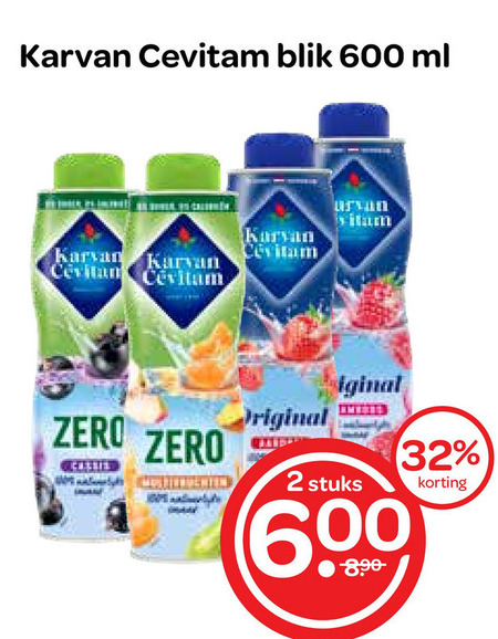 Karvan Cevitam   limonadesiroop folder aanbieding bij  Spar - details