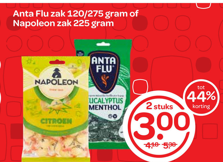 Napoleon   snoep folder aanbieding bij  Spar - details