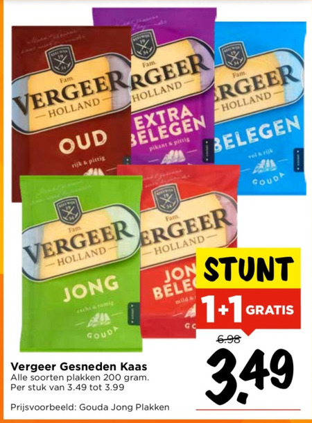 Vergeer   kaasplakken folder aanbieding bij  Vomar - details