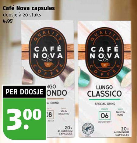 Cafe Nova   koffiecups folder aanbieding bij  Poiesz - details