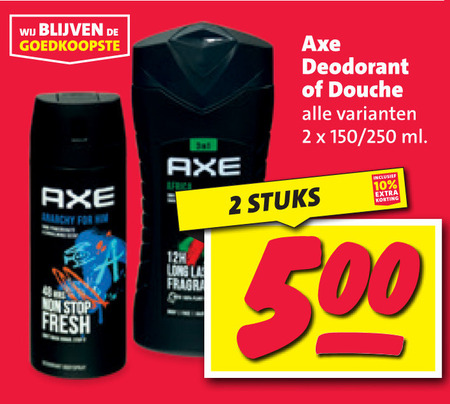 Axe   douchegel, deodorant folder aanbieding bij  Nettorama - details