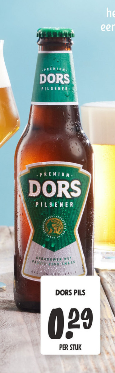 Dors   flesje bier folder aanbieding bij  Jumbo - details