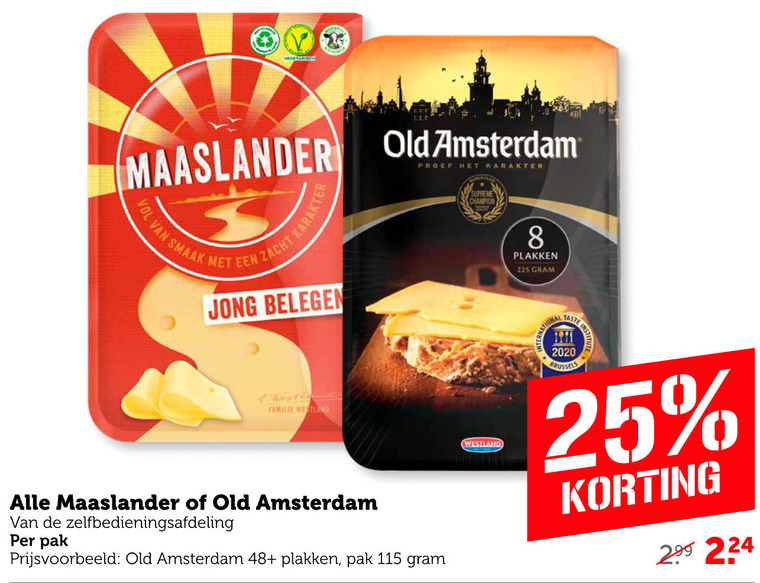 Old Amsterdam   kaas, kaasplakken folder aanbieding bij  Coop - details