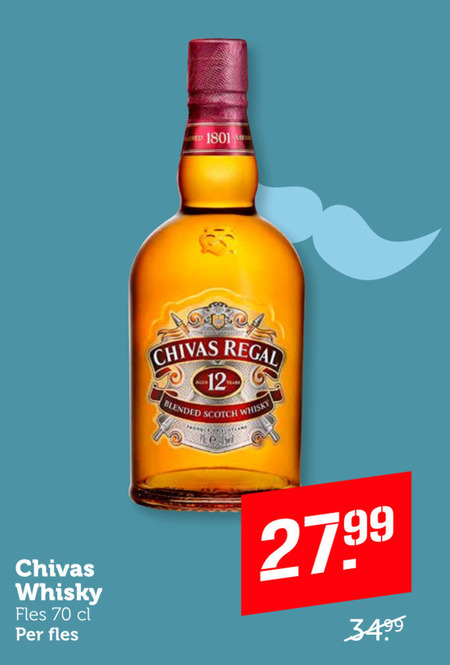 Chivas Regal   whisky folder aanbieding bij  Coop - details