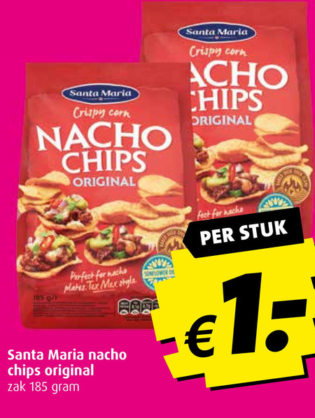 Santa Maria   chips folder aanbieding bij  Boni - details