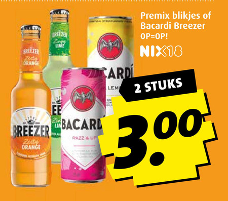 Bacardi   mixdrank folder aanbieding bij  Boni - details