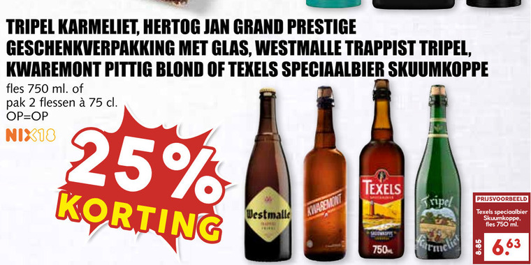 Karmeliet   speciaalbier folder aanbieding bij  MCD Supermarkt Basis - details