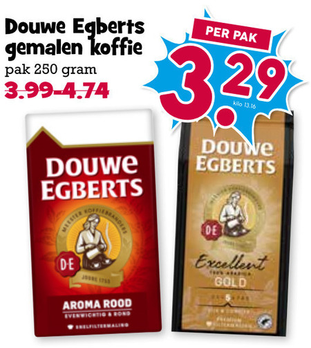 Douwe Egberts   koffie folder aanbieding bij  Boons Markt - details