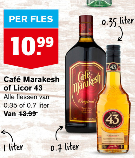 Licor 43   likeur folder aanbieding bij  Hoogvliet - details