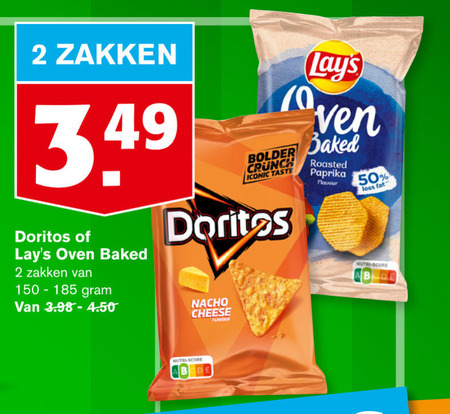 Doritos   chips folder aanbieding bij  Hoogvliet - details