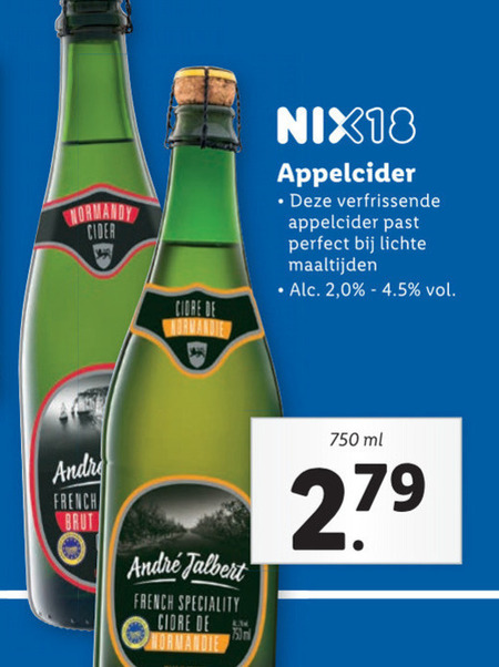 Andre Jalbert   appelcider folder aanbieding bij  Lidl - details