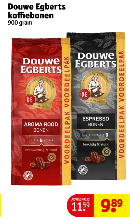 Douwe Egberts   koffiebonen folder aanbieding bij  Kruidvat - details