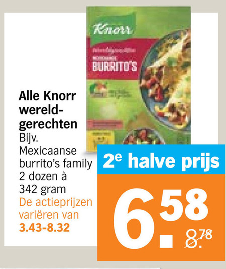 Knorr   maaltijdmix folder aanbieding bij  Albert Heijn - details