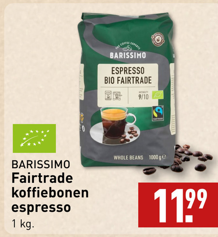 Barissimo   koffiebonen folder aanbieding bij  Aldi - details