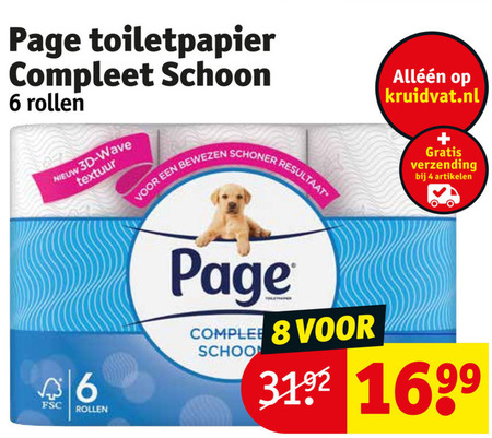 Page   toiletpapier folder aanbieding bij  Kruidvat - details