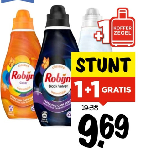 Robijn   wasmiddel folder aanbieding bij  Vomar - details