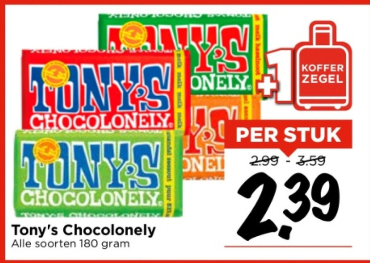 Tony Chocolony   chocolade folder aanbieding bij  Vomar - details