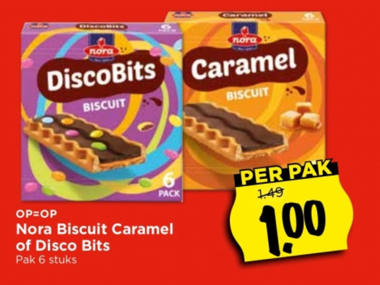 Nora   biscuits folder aanbieding bij  Vomar - details