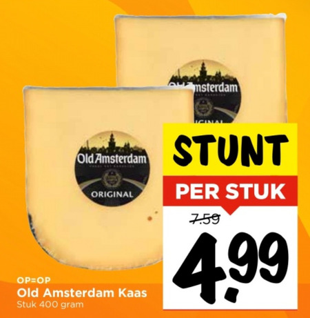 Old Amsterdam   kaas folder aanbieding bij  Vomar - details