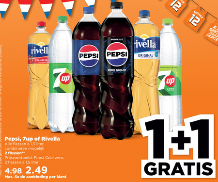 Rivella   cola, frisdrank folder aanbieding bij  Plus - details