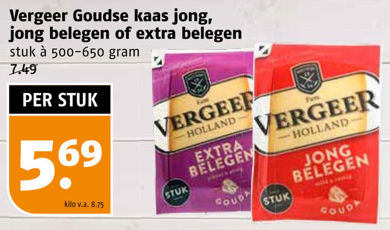 Vergeer   kaas folder aanbieding bij  Poiesz - details