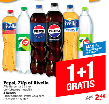 Rivella   frisdrank, cola folder aanbieding bij  Coop - details