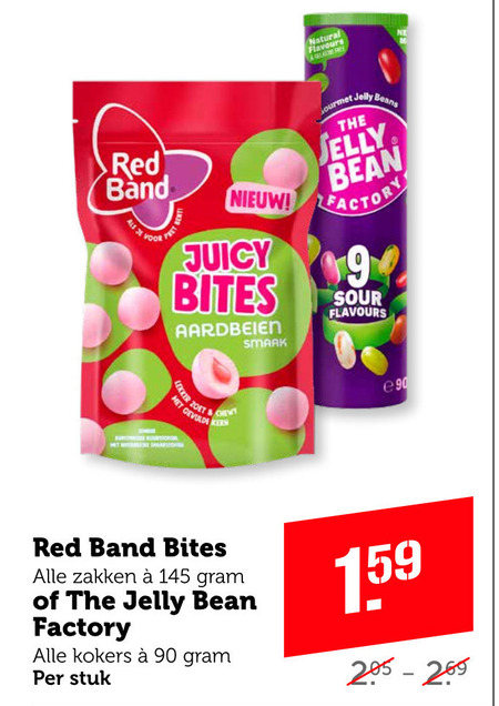 Red Band   snoep, jelly beans folder aanbieding bij  Coop - details