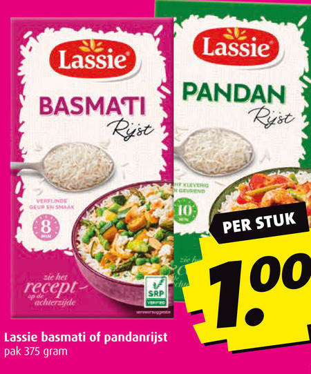 Lassie   rijst folder aanbieding bij  Boni - details