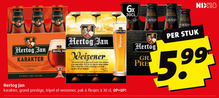 Hertog Jan   speciaalbier folder aanbieding bij  Boni - details