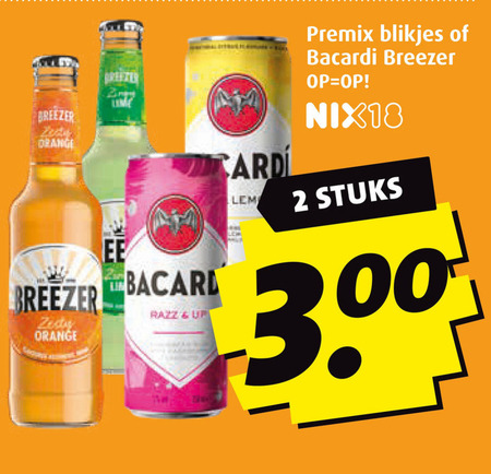 Bacardi   mixdrank folder aanbieding bij  Boni - details