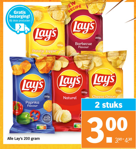 Lays   chips folder aanbieding bij  Albert Heijn - details