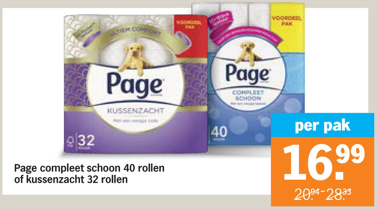 Page   toiletpapier folder aanbieding bij  Albert Heijn - details