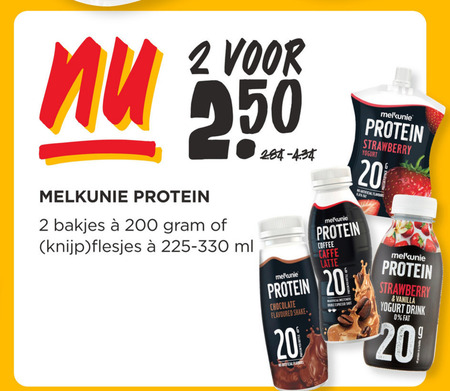 Melkunie   drinkyoghurt folder aanbieding bij  Jumbo - details